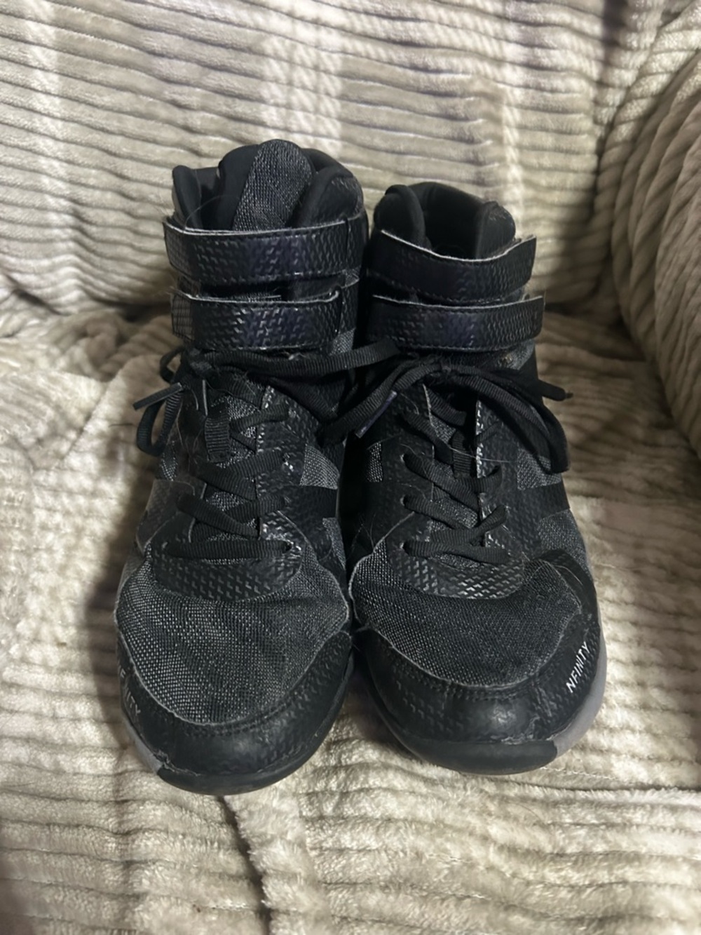 NFINITY Black High-Top Athletic Sneakers
